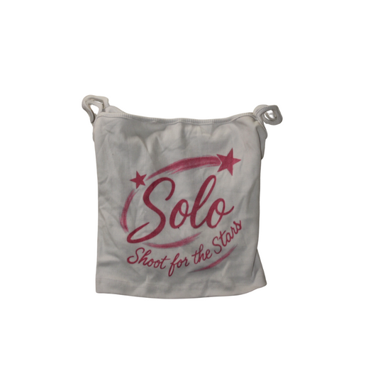 Solo SFTS Tank Crop Top - White