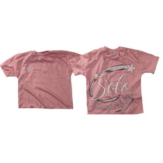 Solo SFTS Cropped Tshirt - Pink