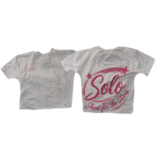 Solo SFTS Cropped Tshirt - White