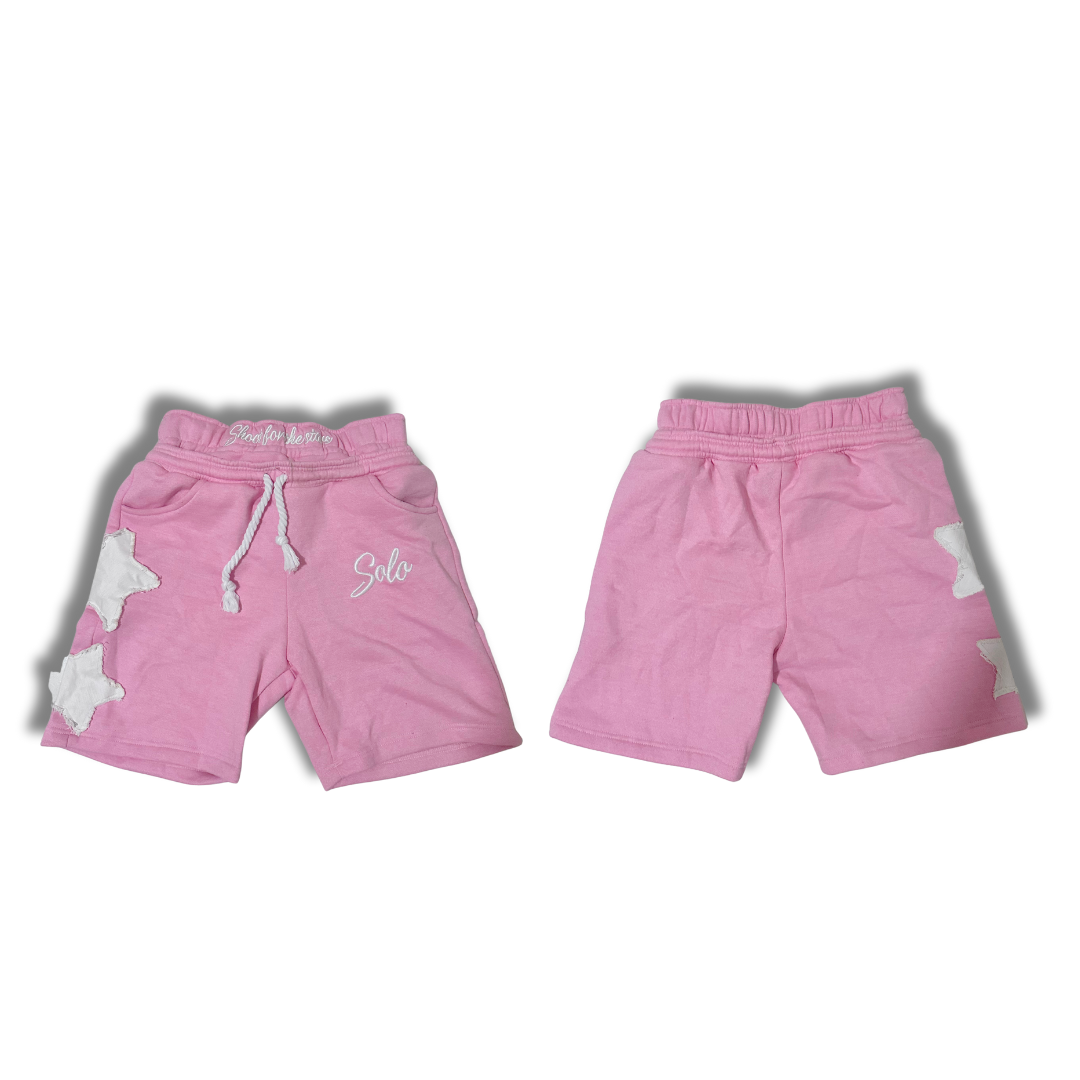 Solo SFTS Double-Waist Shorts - Pink