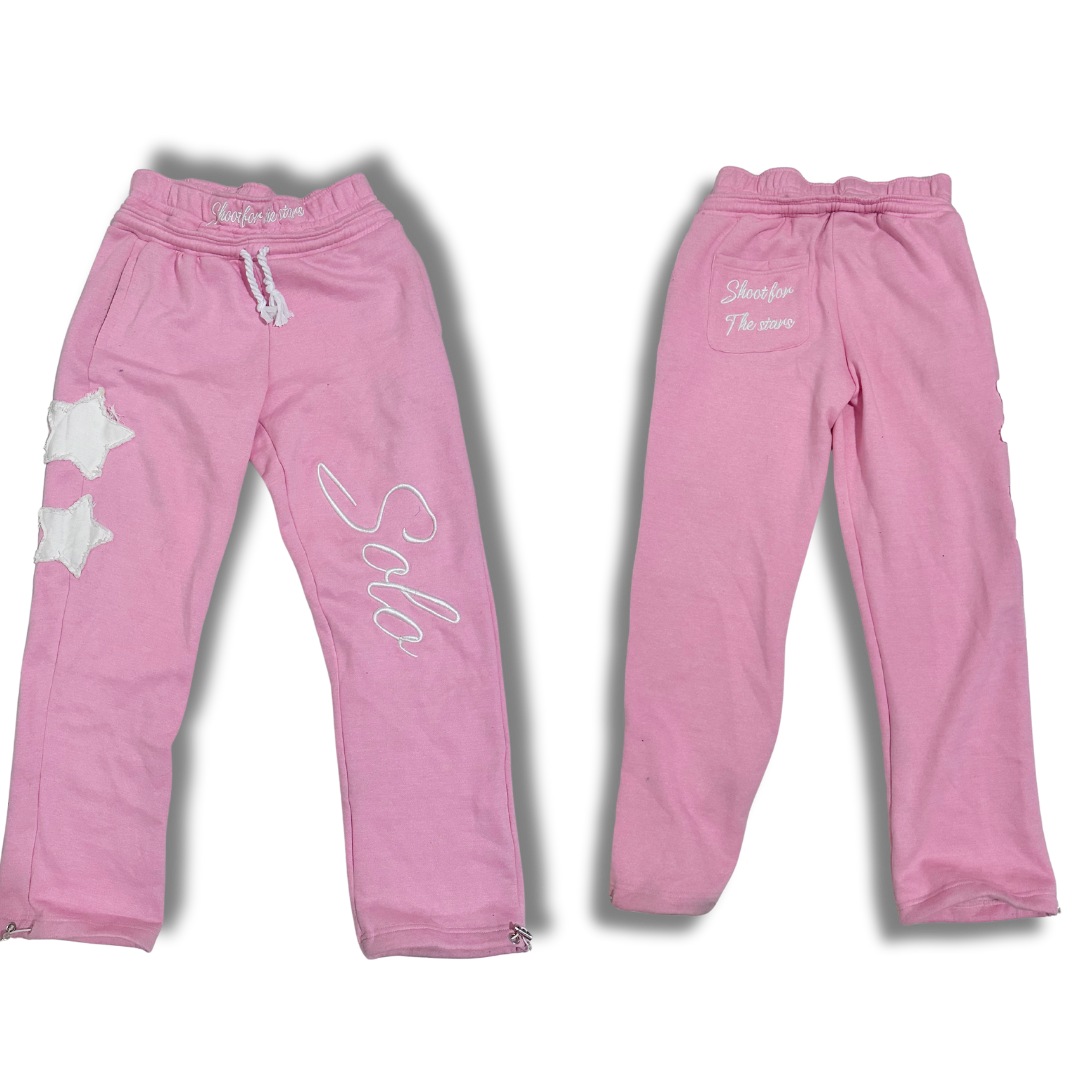 Solo SFTS Double-Waist Pants - Pink