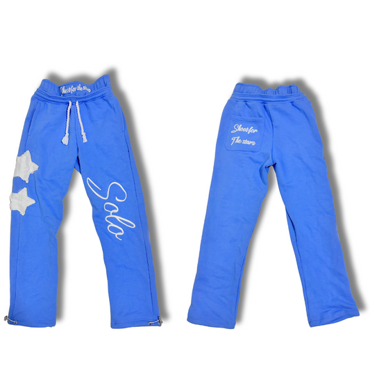 Solo SFTS Double-Waist Pants - Blue