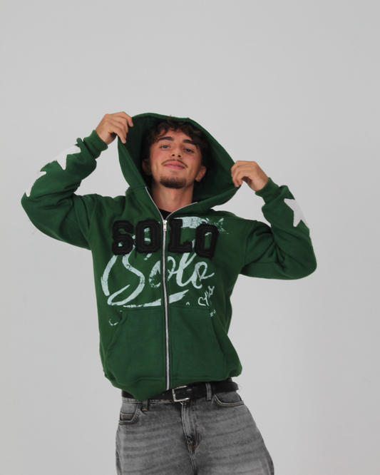 SFTS Green ZIP UP